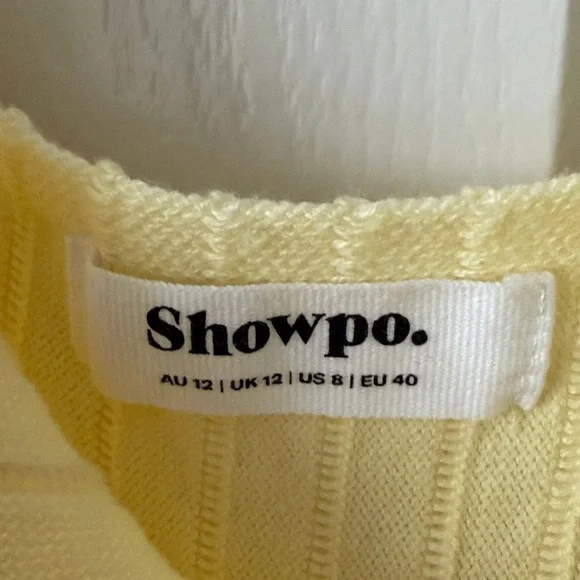 Showpo Yellow Ribbed Maxi Dress - Picture 4 of 4